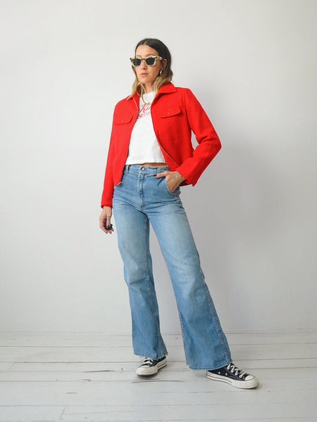 1950's Red Wool Ricky Jacket