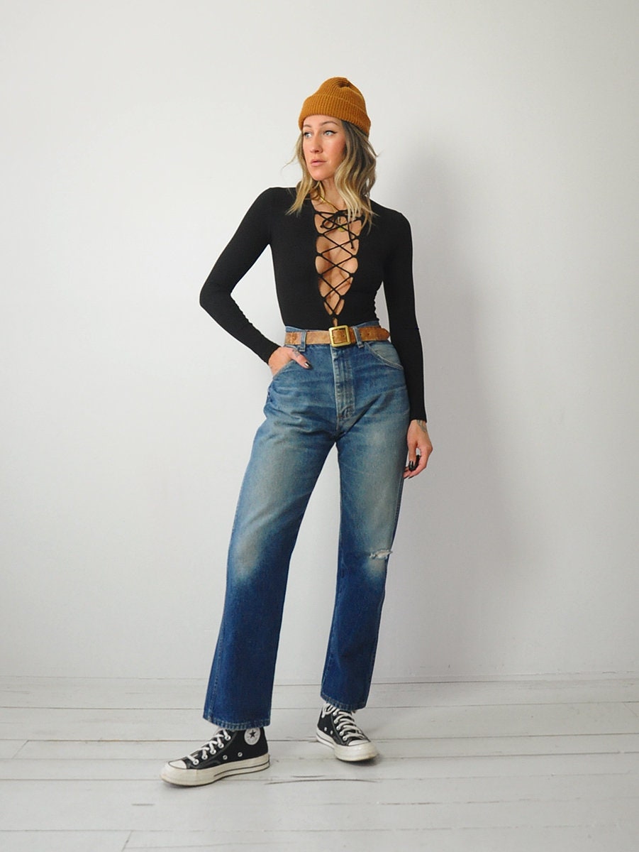 1980's Relaxed Rustler Jeans 32x29.5