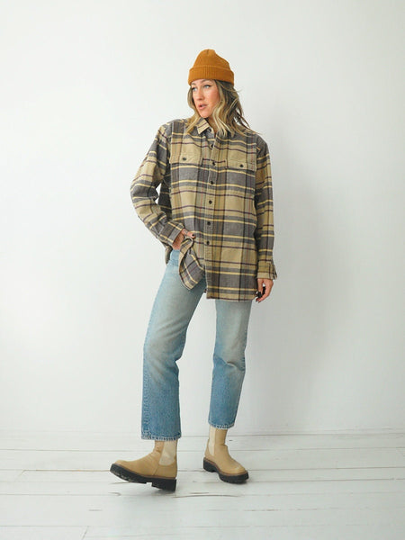 1980's L.L.Bean Chamois Cloth Flannel