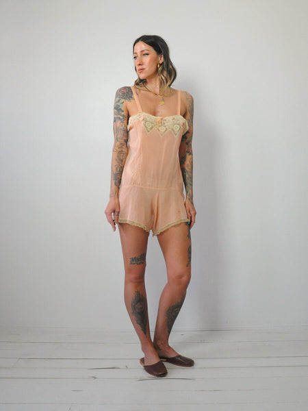 1930's French Voile Romper