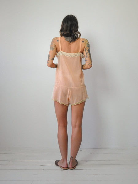 1930's French Voile Romper