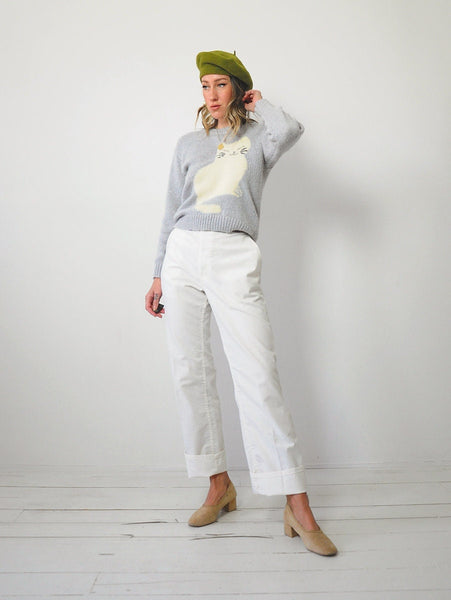 Smiling Cat Angora sweater