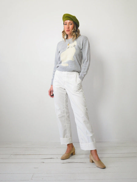 Smiling Cat Angora sweater