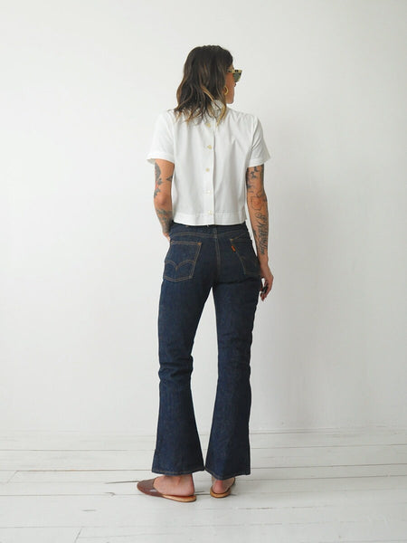 1960's Doris Eyelet Blouse