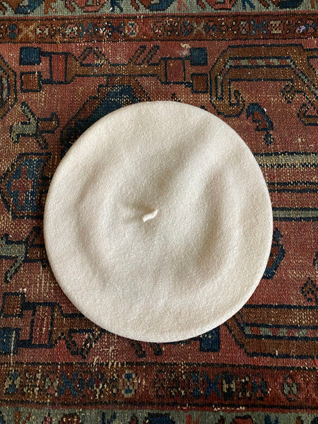 1980's Wool Studded Beret