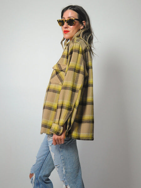 1950's Deacon Bros. Loop Collar Flannel