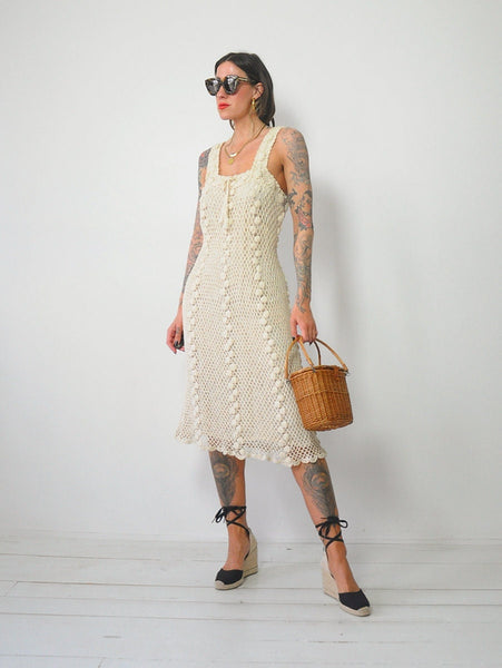 1970's Alyssa Crochet Dress