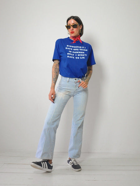 1970's Funny Pinocchio Tee