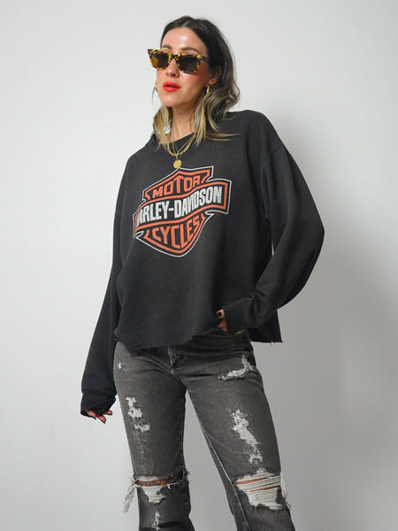 Faded Harley Davidson Sweatshirt