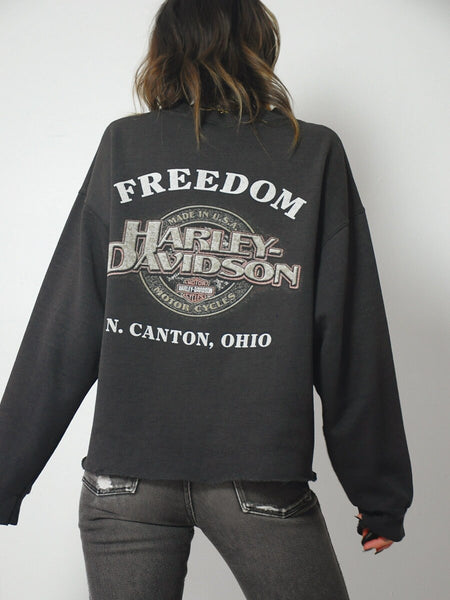 Faded Harley Davidson Sweatshirt
