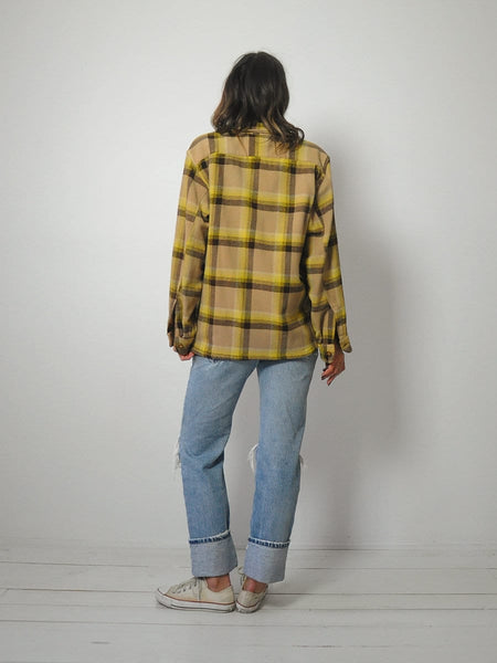 1950's Deacon Bros. Loop Collar Flannel