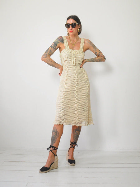 1970's Alyssa Crochet Dress