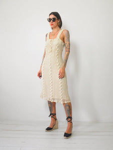 1970's Alyssa Crochet Dress