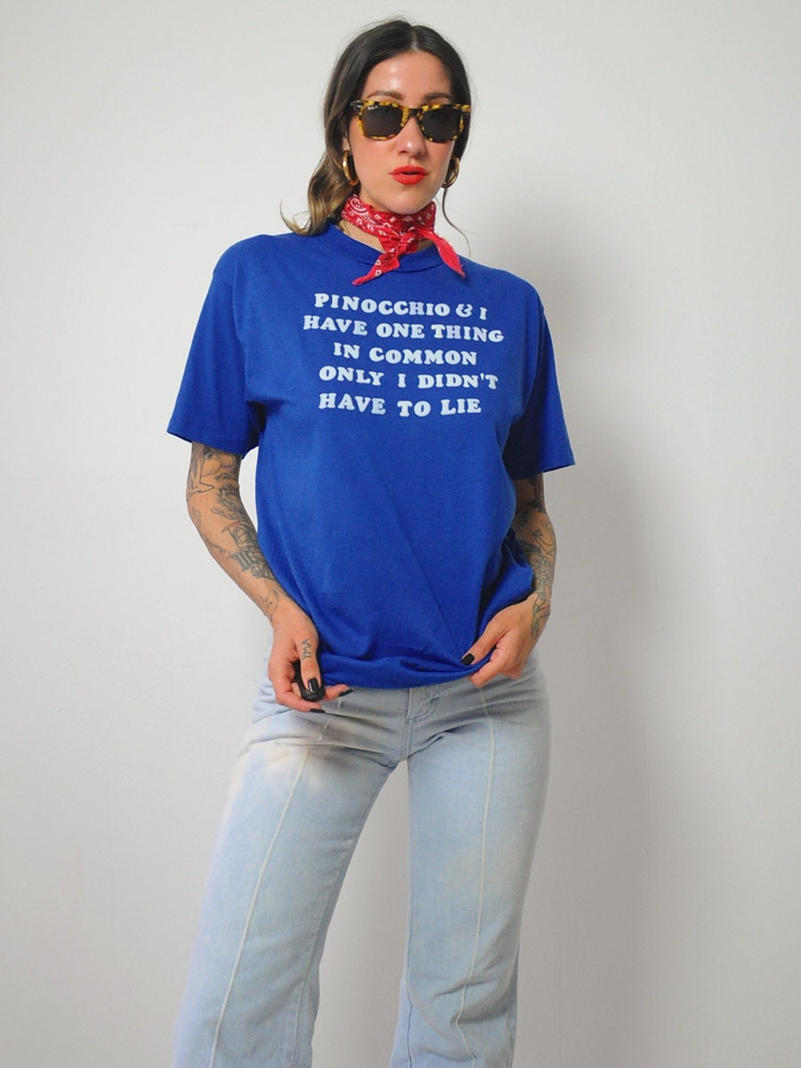 1970's Funny Pinocchio Tee