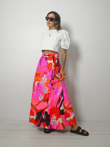 1960's Catherine Ogust Wrap Skirt