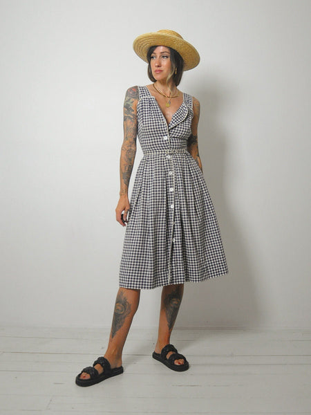 1950's Ciao Gingham Sundress