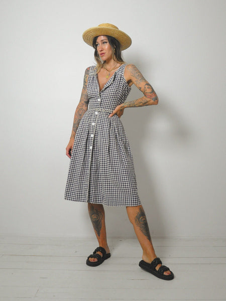 1950's Ciao Gingham Sundress
