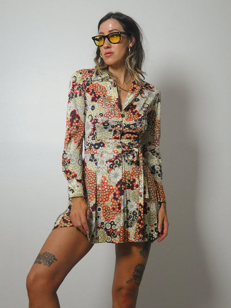 1970's Farrah Wrap Mini Dress