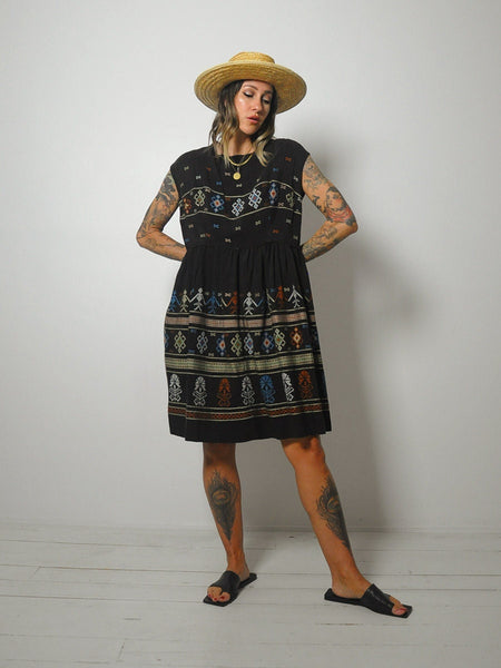 1960's/70's Camille Embroidered Dress