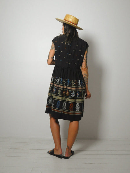 1960's/70's Camille Embroidered Dress