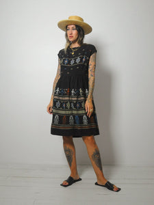 1960's/70's Camille Embroidered Dress