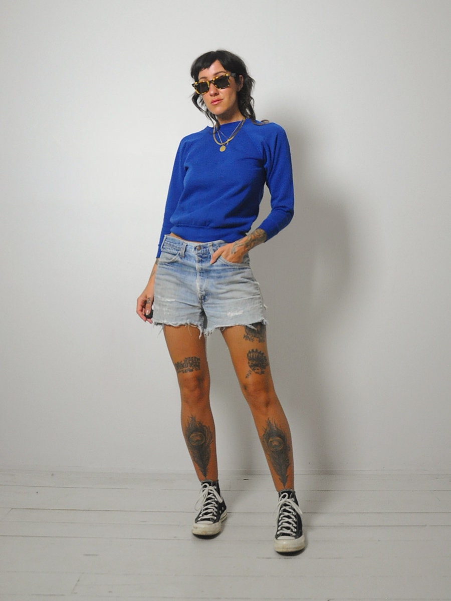 1980's Cobalt Blue Sweatshirt