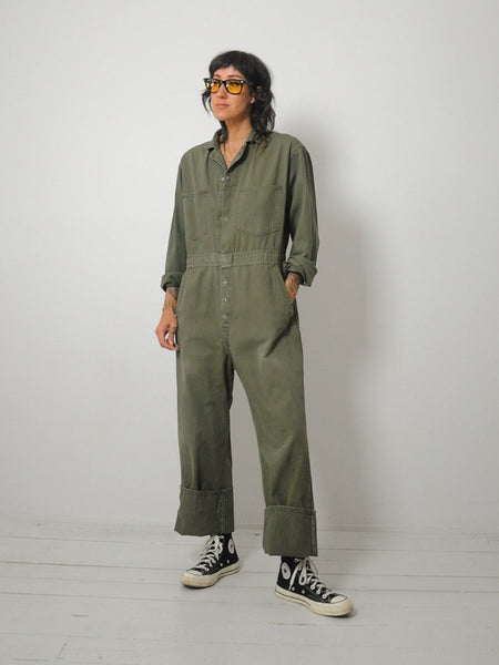 1950's Olive HBT Coveralls