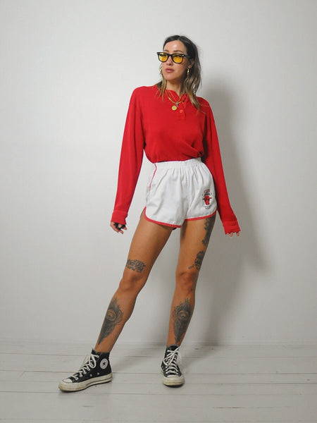 1980's Red Soft & Thin Thermal