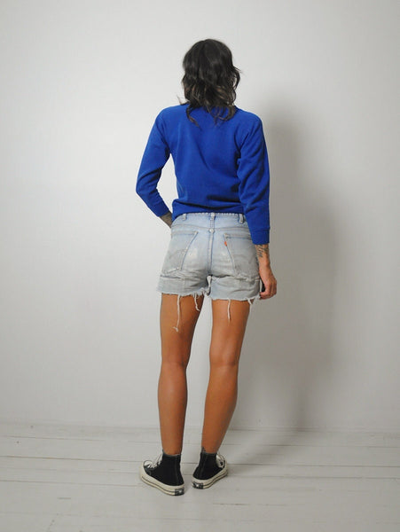 1980's Cobalt Blue Sweatshirt