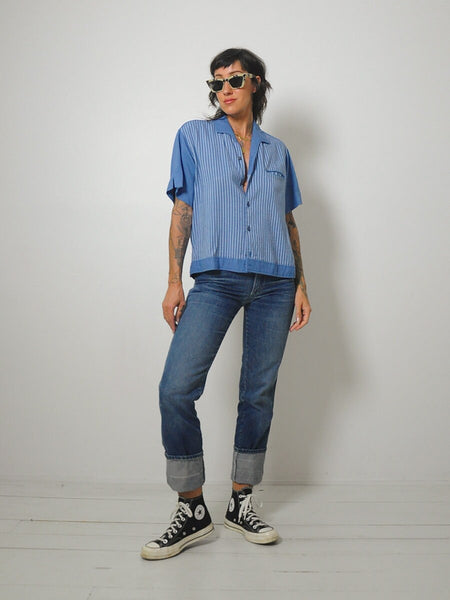 1950's Single stitch Striped Shirt