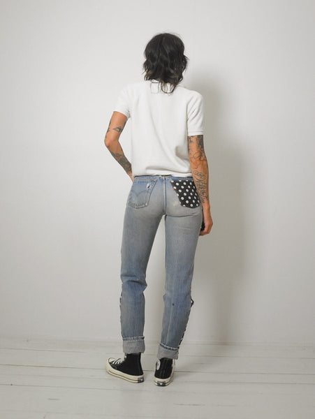 1980's White Short Sleeve Sweatshirt