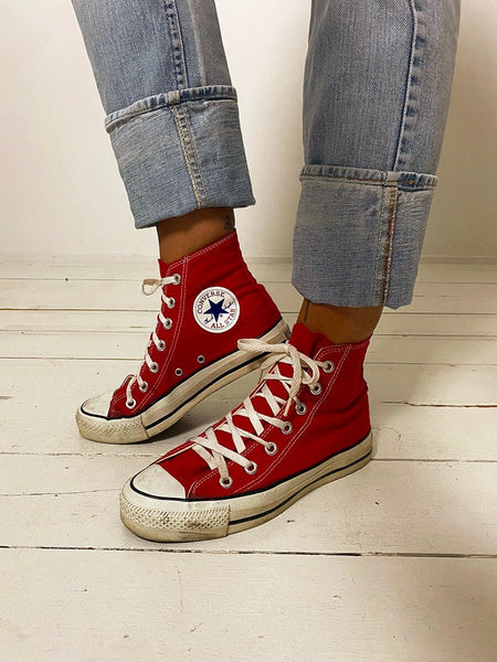80's/90's Red Converse All Star | size 7