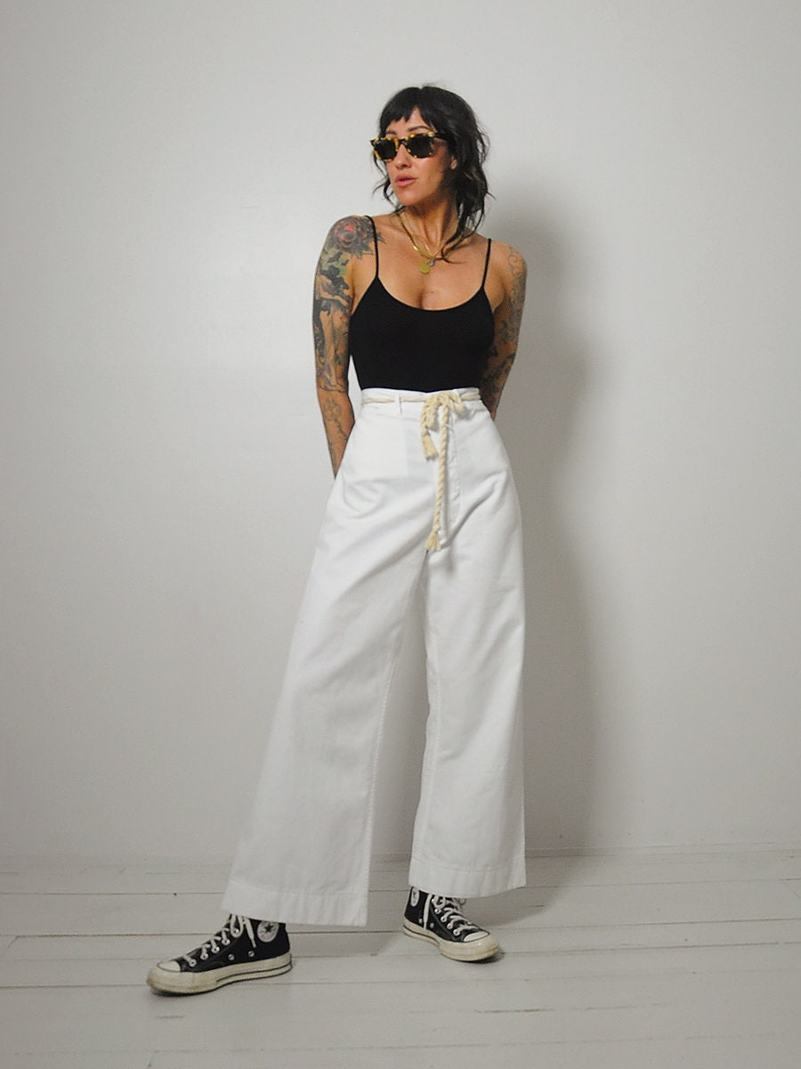 1940's Wide leg Sailor Pants (3 pairs)