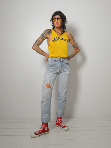 1970's Light Wash Faded Lee Jeans 28x32.5