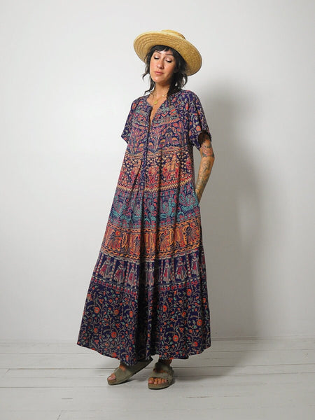 Batik Cotton Gauze Tent Dress