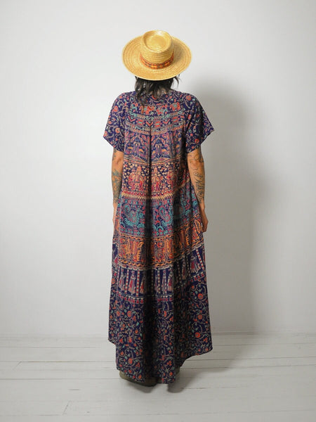 Batik Cotton Gauze Tent Dress