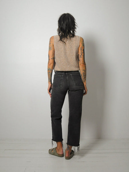 Oatmeal Silk Angora Sweater Vest