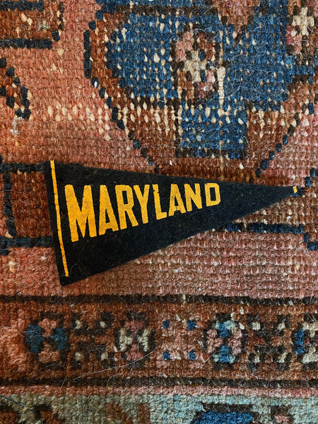1950's Mini Maryland Felt Pennant