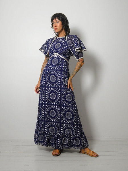 1960's Bandana Print Dress + Bolero