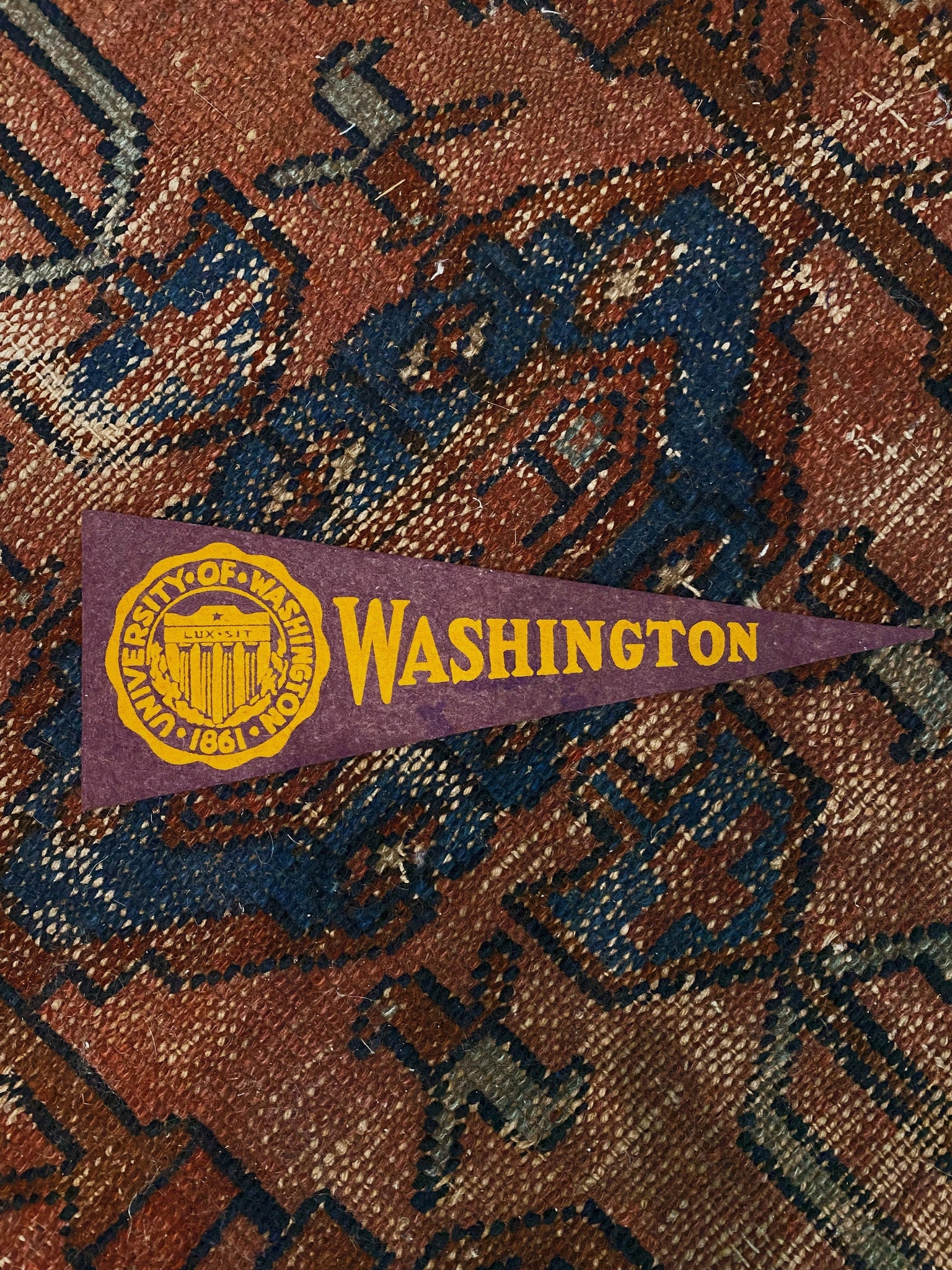 1950's Small University of Washington Felt Pennant