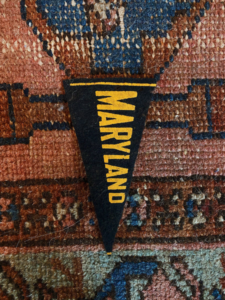 1950's Mini Maryland Felt Pennant