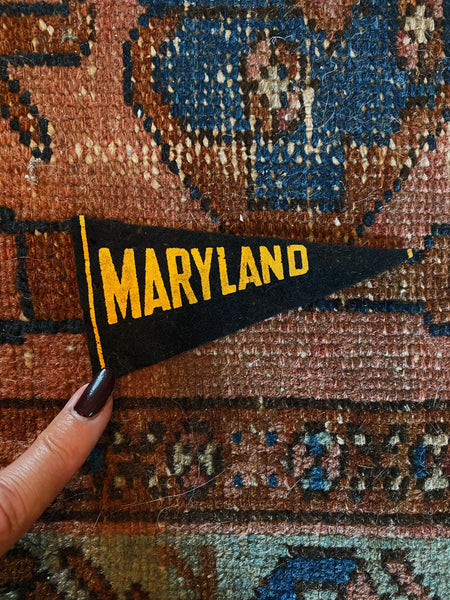 1950's Mini Maryland Felt Pennant