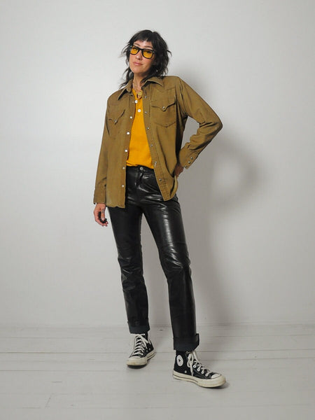 1970's Lee Corduroy Western Shirt