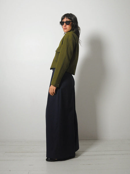 1980's Anne Klein Wool Cashmere Blazer