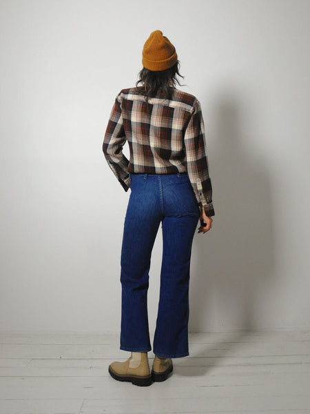 1970's Dark Wash Flared Jeans 30x28.5