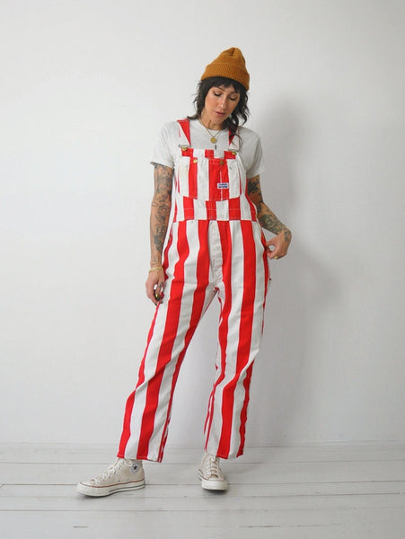 1970's Big Smith Red Stripe Overalls