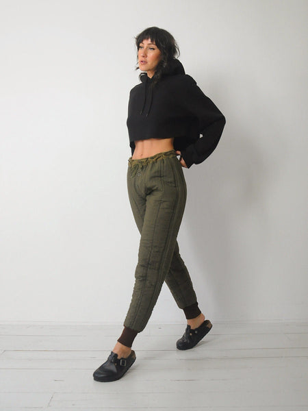 1970's Czech Military Quilted Liner Pants