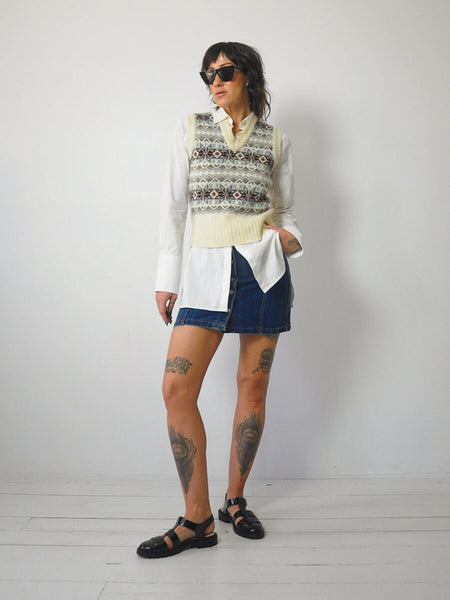 1980's Scottish Fairisle Sweater Vest