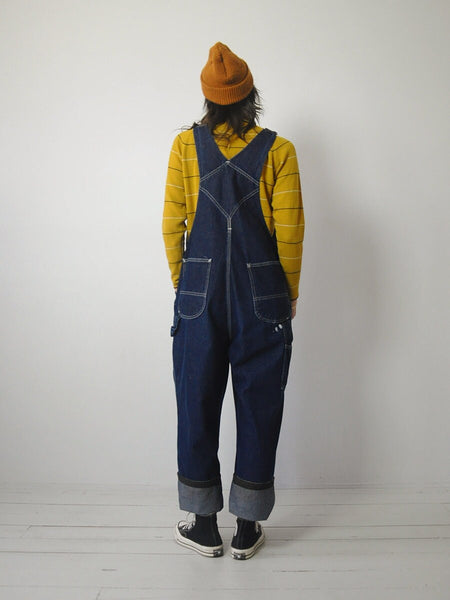 1980's Indigo Roebucks Overalls