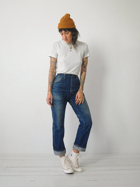 1980's White Paper Thin T-shirt